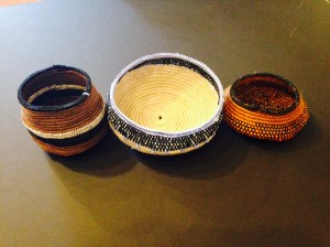 1 Large Crochet Basket $30, 2 Small Crochet Baskets $20/ea by Karin Groth