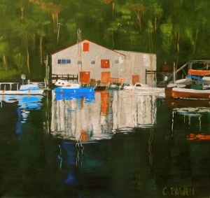 Net Loft ART CARD by Cynthia Powell