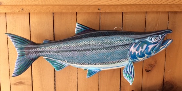 Painted Coho by Roderick Brown