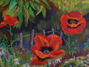 Poppies by Sylvia Sands