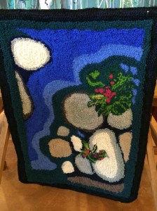 Stream by Karin Groth Smyrna (painting with wool) (22 1/2 x 31 1/2) $150