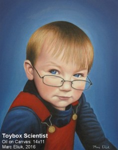 Toybox Scientist by Marc Eliuk 2016 (11 x 14)