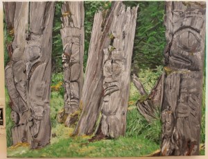 Summer Warmth on Poles by Joan Turecki